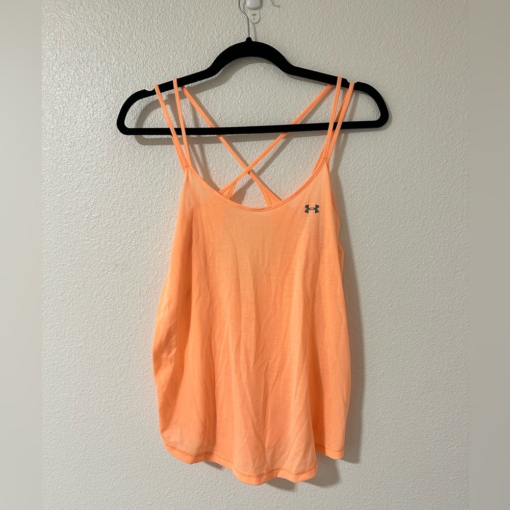 Under Armour Women's Orange Strappy Tank Top